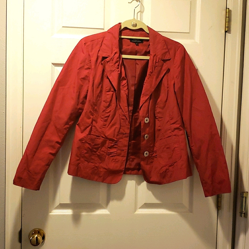 Tribal red jacket